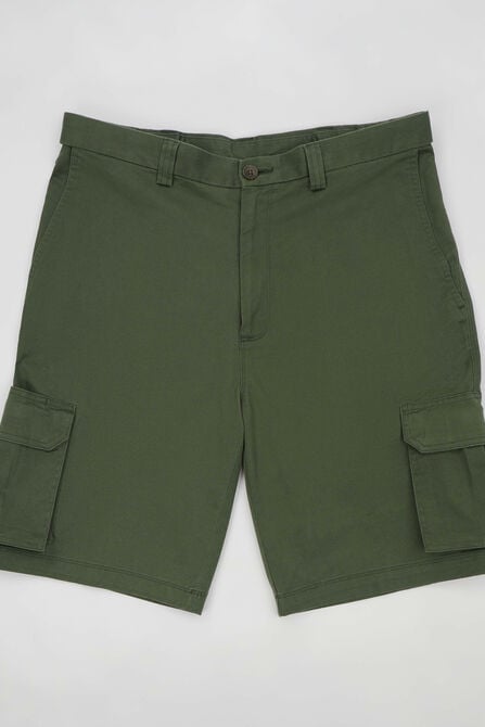 Stretch Cargo Short with Tech Pocket, Olive view# 6