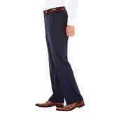 J.M. Haggar Premium Stretch Suit Pant - Flat Front, Dark Navy view# 2