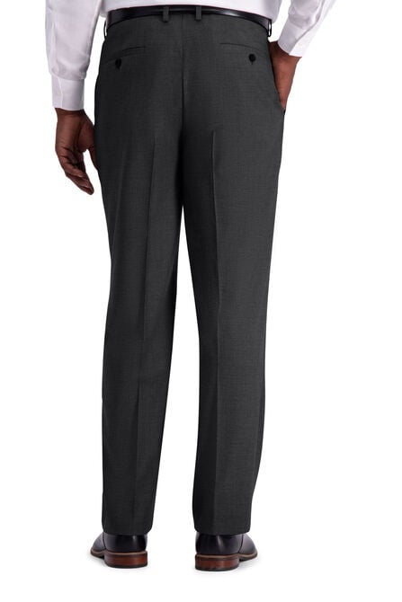 J.M. Haggar Texture Weave Suit Pant, Charcoal Heather view# 3