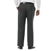 Big &amp; Tall J.M. Haggar Premium Stretch Suit Pant - Flat Front, Med Grey view# 3