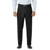 J.M. Haggar Dress Pant - Sharkskin, Black view# 1