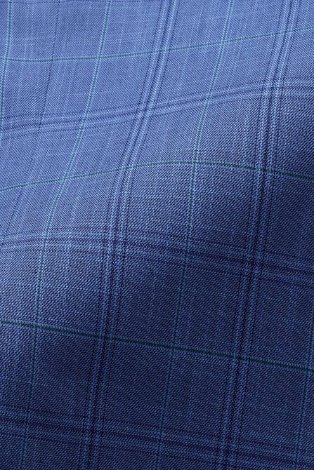 J.M. Haggar&trade; Plaid Windowpane Sport Coat, Lt Stonewash view# 6
