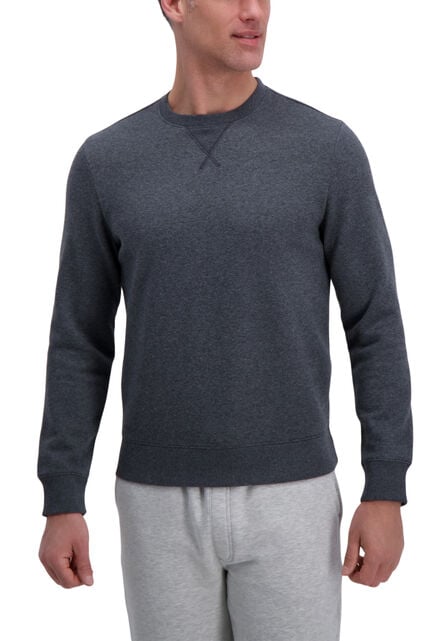 Pullover Fleece Sweatshirt, Charcoal Htr