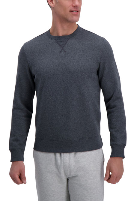 Pullover Fleece Sweatshirt, Charcoal Htr view# 1