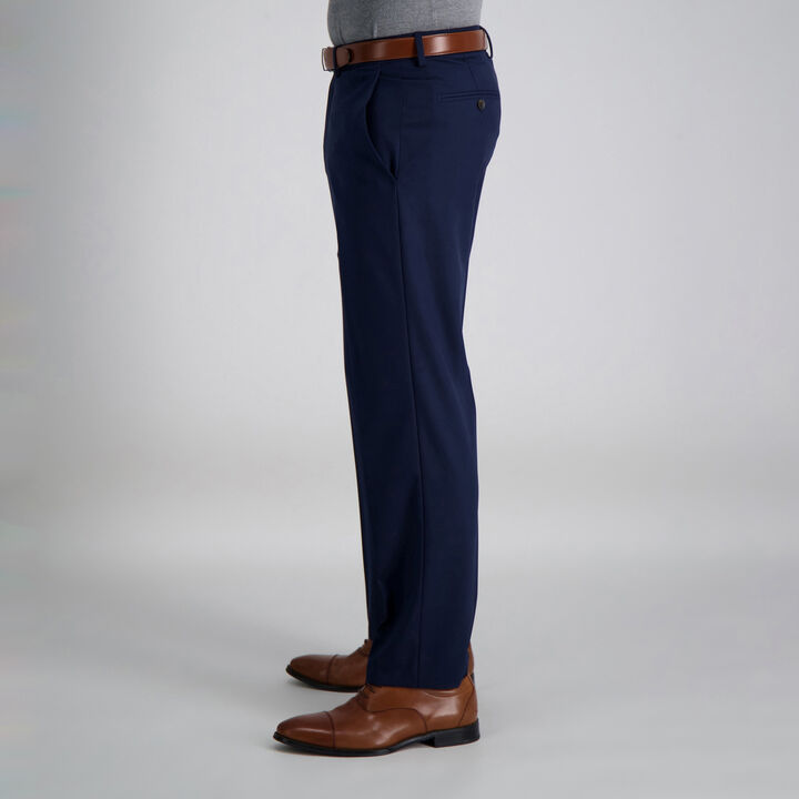 J.M. Haggar 4-Way Stretch Suit Pant, BLUE view# 4