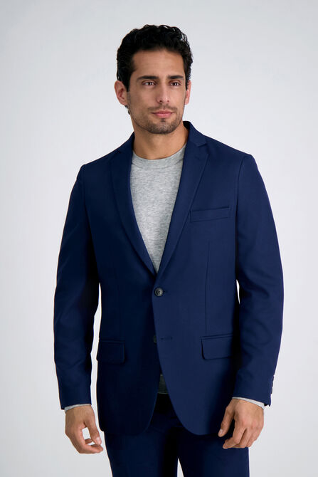 The Active Series&trade; Herringbone Suit Jacket, Midnight view# 2