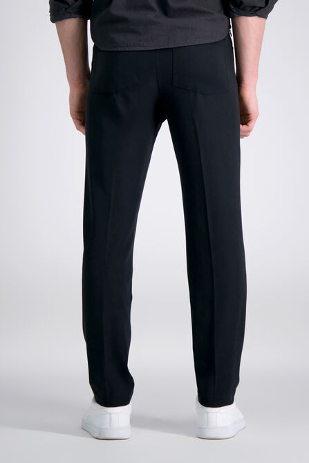 Haggar Men's The Active Series Slim Fit Flat Front Pant, Solid Black, 36W /  30L price in Saudi Arabia,  Saudi Arabia