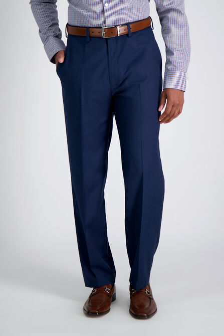 J.M. Haggar Texture Weave Suit Pant, Midnight view# 2