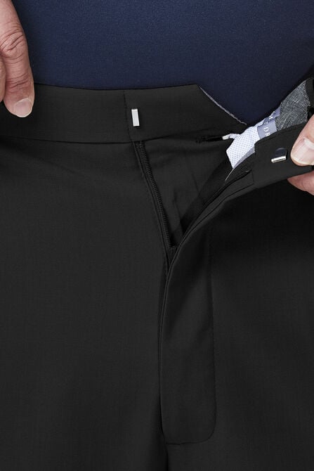 Big &amp; Tall Premium Comfort Dress Pant, Black view# 5