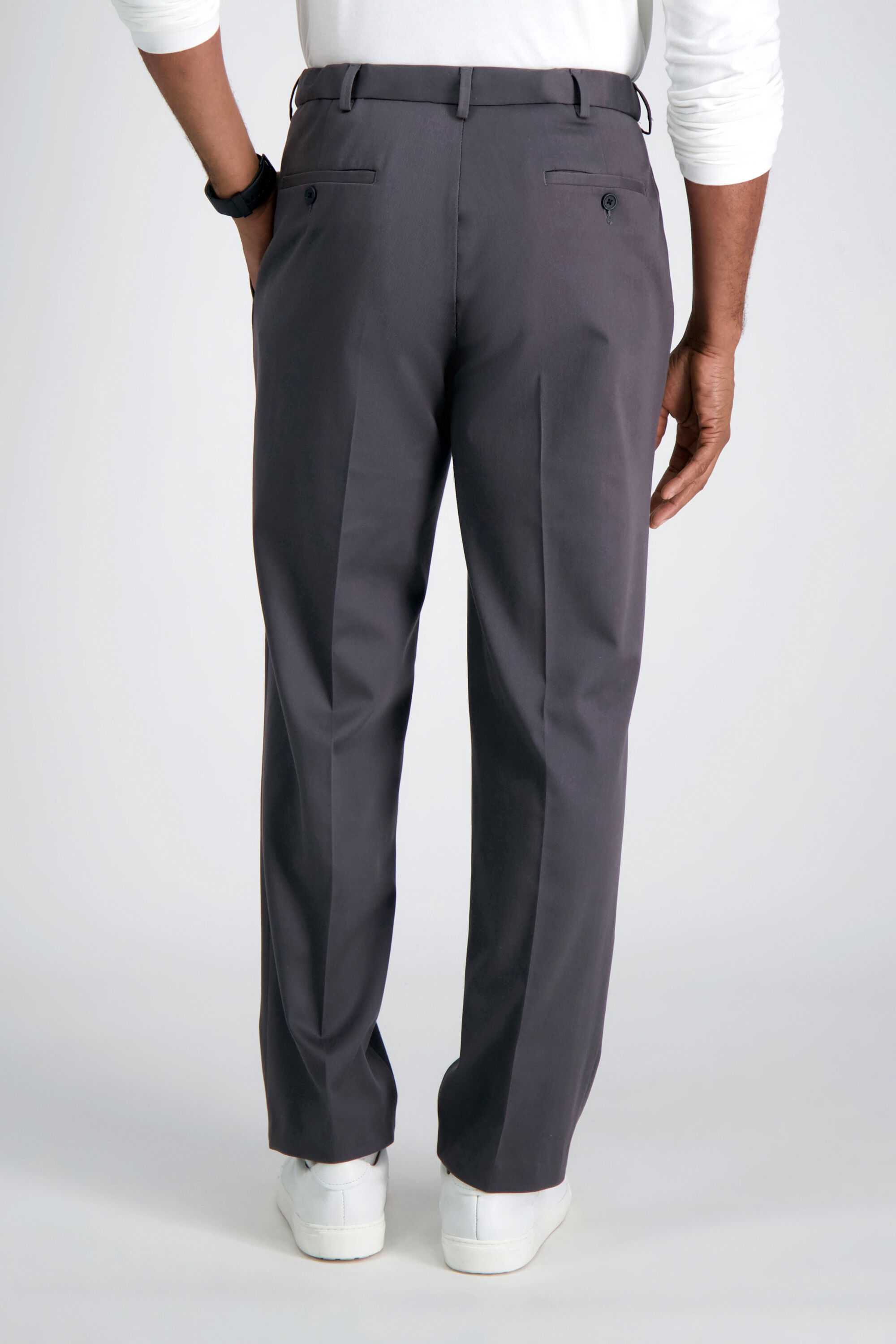 No wrinkle khaki pants top