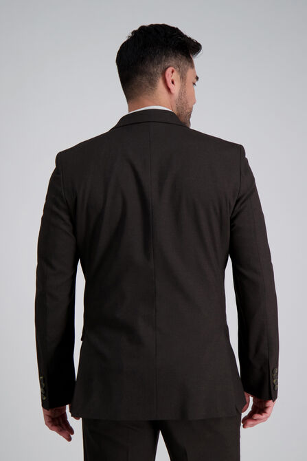 J.M. Haggar Premium Stretch Suit Jacket, Chocolate view# 3