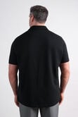 Big &amp; Tall Premium Comfort Quarter Zip Jacquard Polo,  view# 2