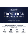 Iron Free Premium Solid 5-Pocket Pant, Black view# 6