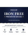 Iron Free Premium Solid 5-Pocket Pant, Black view# 6
