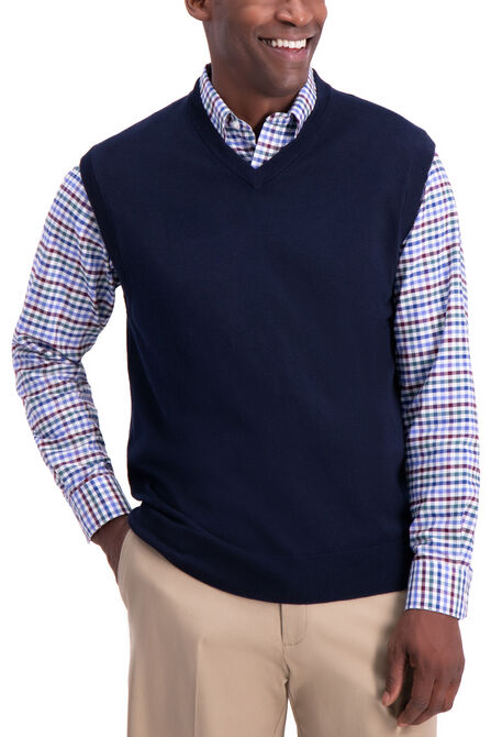 Sweater Vest, Navy view# 1