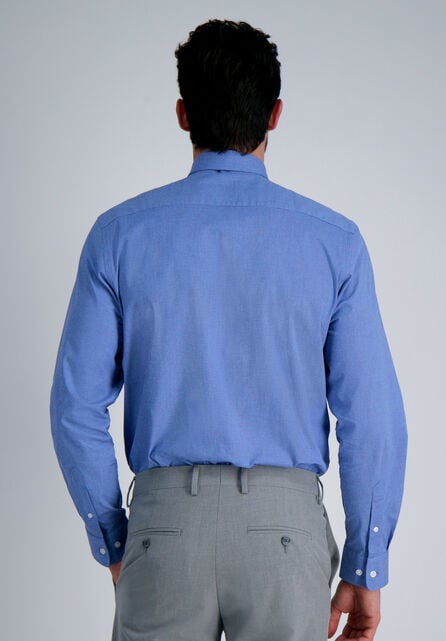 Premium Comfort Dress Shirt - Blue Dobby, Cobalt