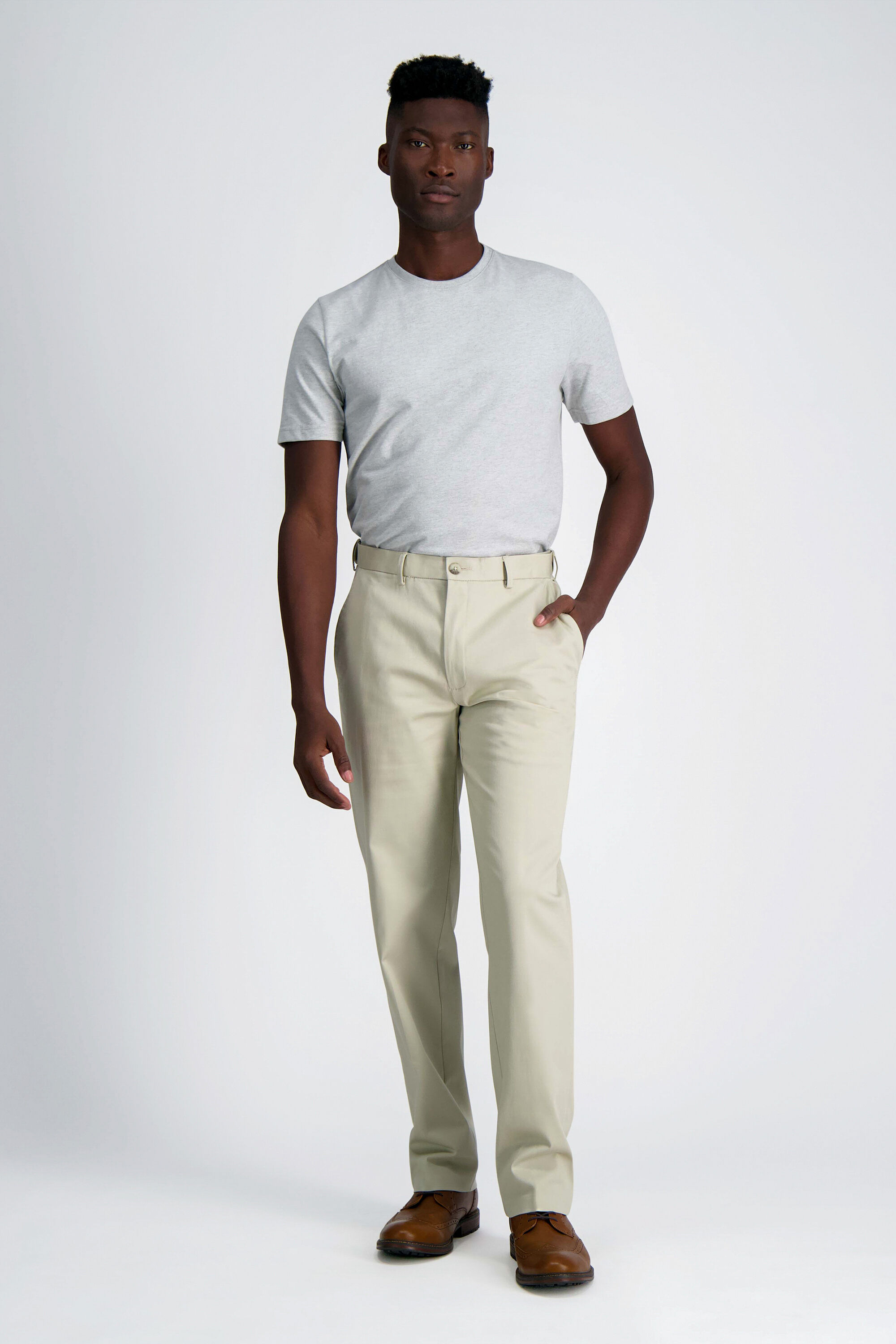 Wrinkle Free Performance Khaki Pant