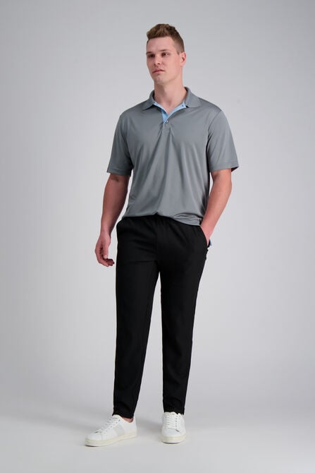 Life Khaki&trade; Solid Short Sleeve Polo, Medium Grey view# 3