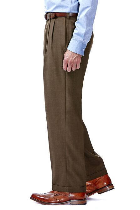 E-CLO&trade; Stria Dress Pant, Mocha view# 2