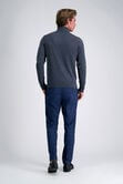 Long Sleeve Zip Sweater, Charcoal Htr view# 6