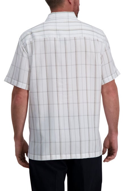 White Plaid Microfiber Shirt,  view# 2
