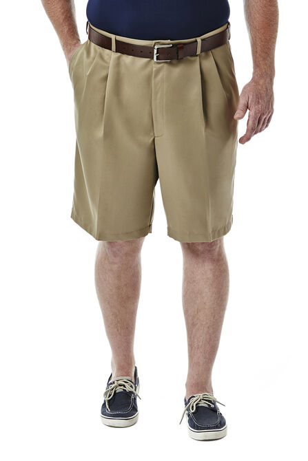 BIG &amp; TALL Cool 18&reg; Shorts, British Khaki view# 1