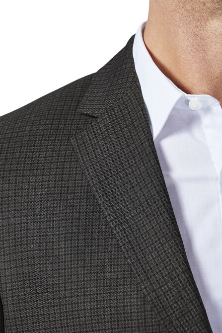 Multi Check Sport Coat, Black / Charcoal view# 4