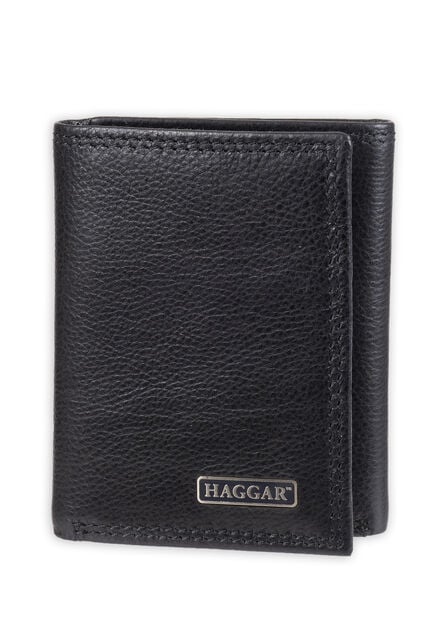 RFID Atwood Trifold Wallet, Black