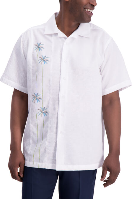 Palm Side Panel Button Down Shirt, White view# 1