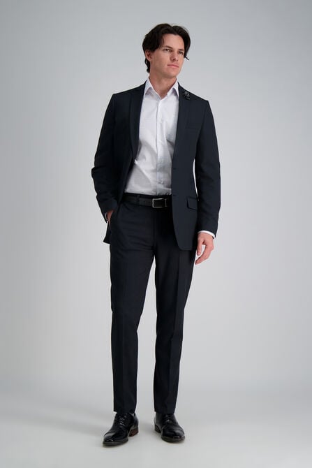 The Active Series&trade; Herringbone Suit Jacket, Black view# 1