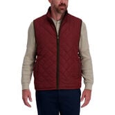 Quilted Vest,  Burgundy view# 1