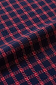 Smart Wash&trade; Dress Shirt - Navy Plaid, Navy view# 6