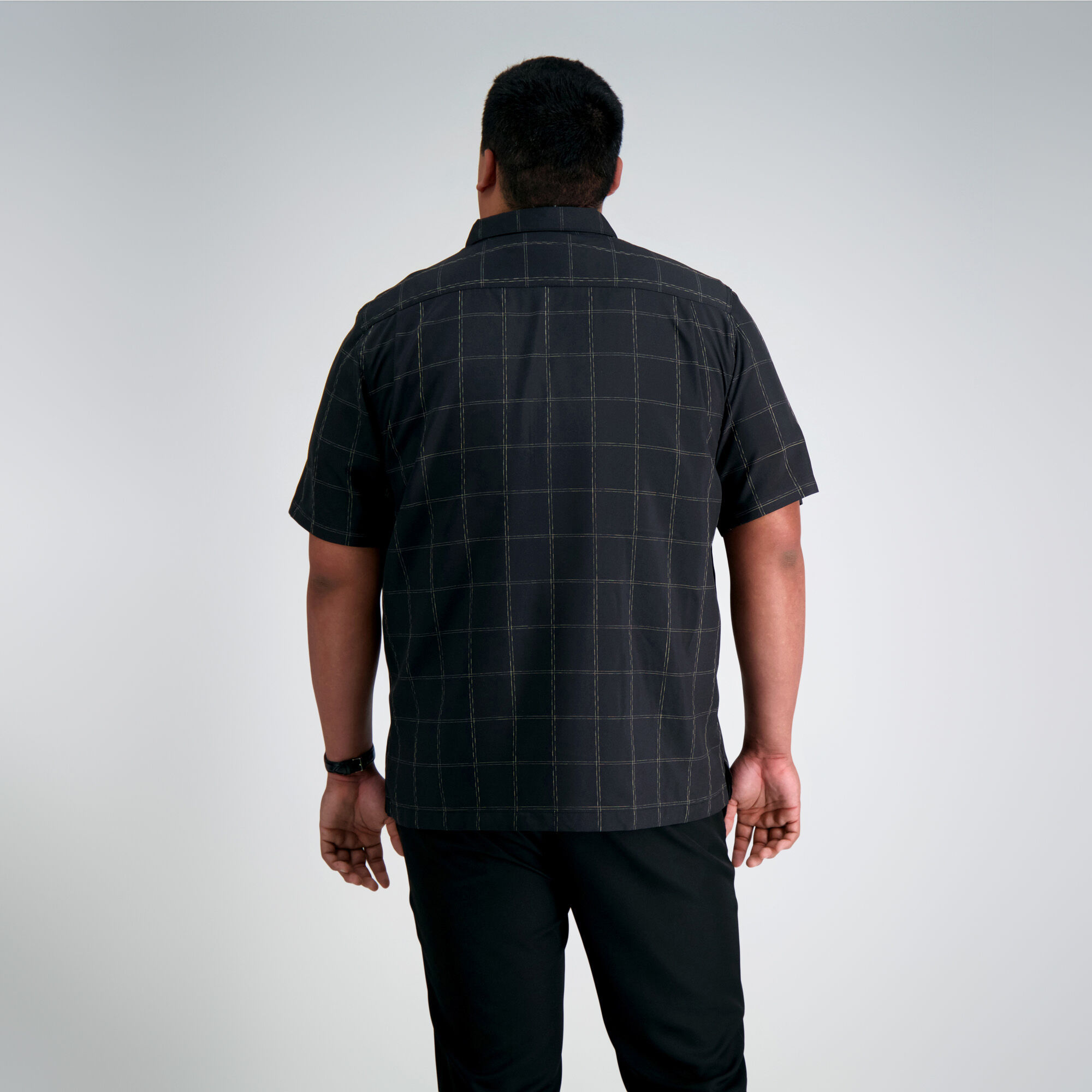 Big Tall Microfiber Plaid Shirt