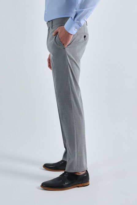 J.M. Haggar Micro Houndstooth Suit Pant, Med Grey view# 2