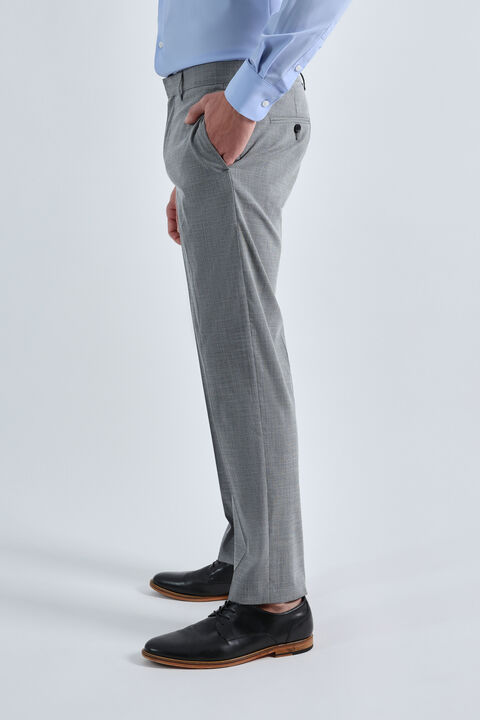 J.M. Haggar Micro Houndstooth Suit Pant, Med Grey view# 2