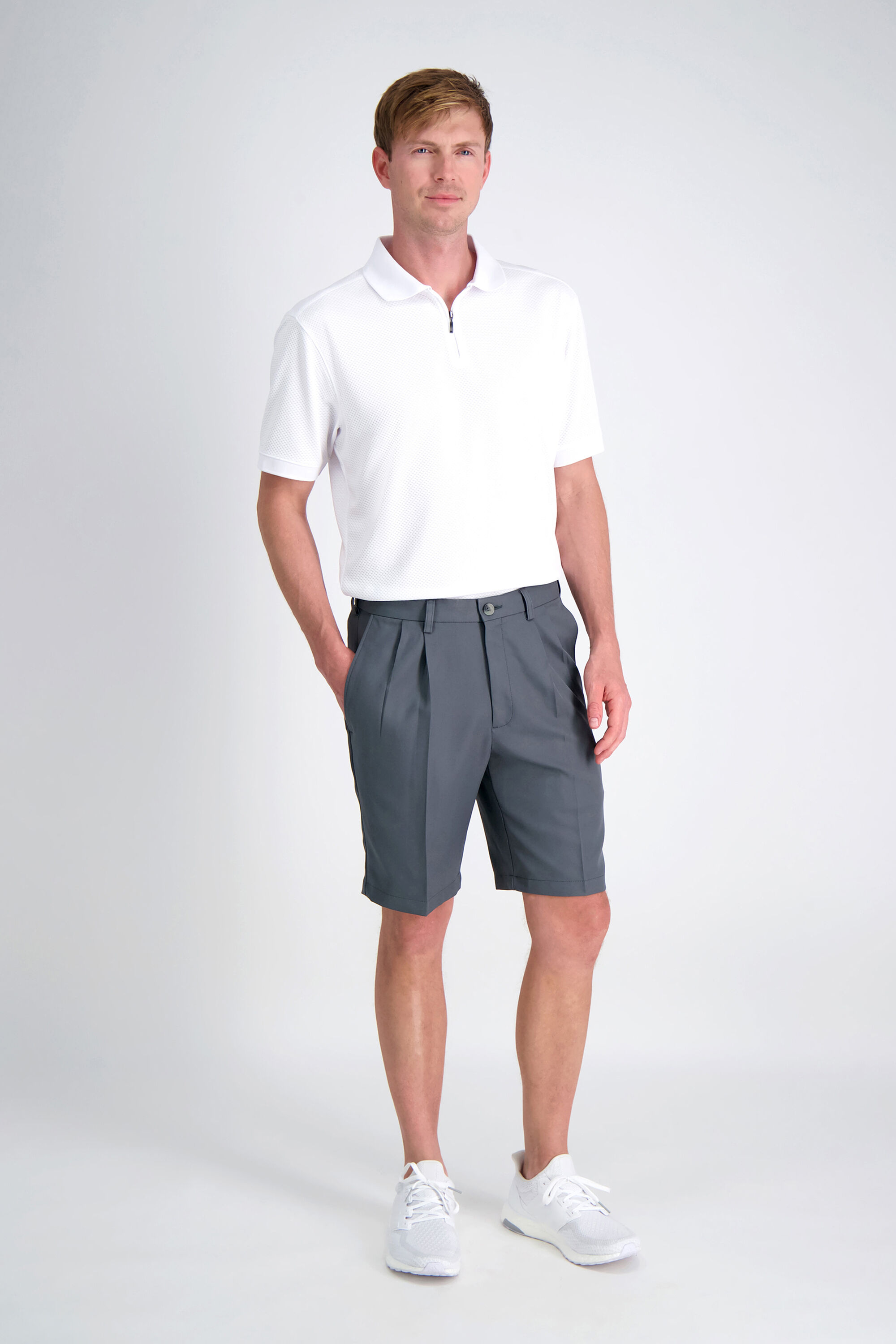 Haggar cool 18 new arrivals pleated shorts