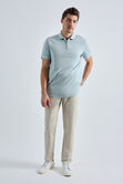 Premium Comfort Quarter Zip Jacquard Polo,  view# 3