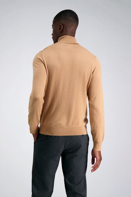 Long Sleeve Turtleneck Sweater, Camel view# 2