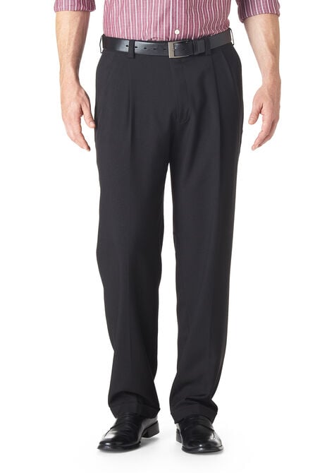 Mens Black 36 X 34 Church Office Pleated Front Dress Pants