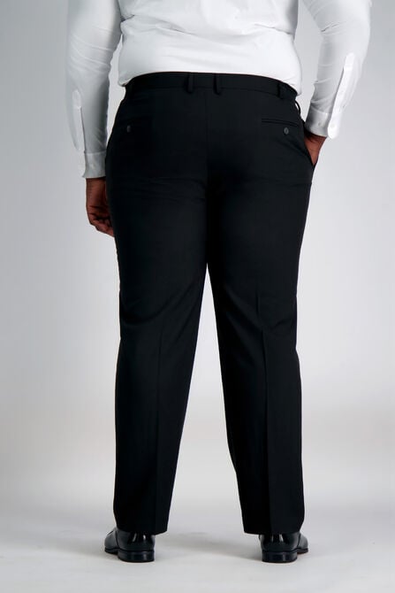 Big &amp; Tall Smart Wash&reg; Suit Separate Pant, Black view# 3