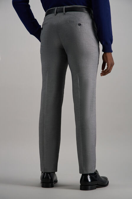 J.M. Haggar Micro Dobby Suit Pant, Grey view# 4
