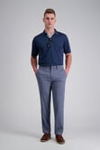 Life Khaki&trade; Solid Short Sleeve Polo, Navy view# 3