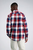 Long Sleeve Flannel Shirt, Red view# 2