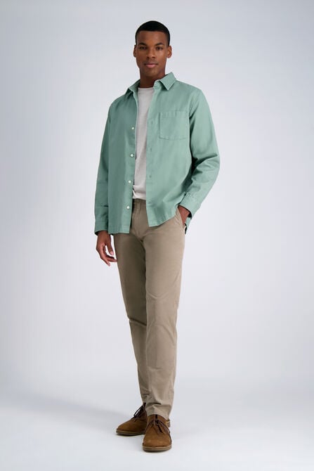 Stretch Corduroy Chino Pant, Khaki view# 5