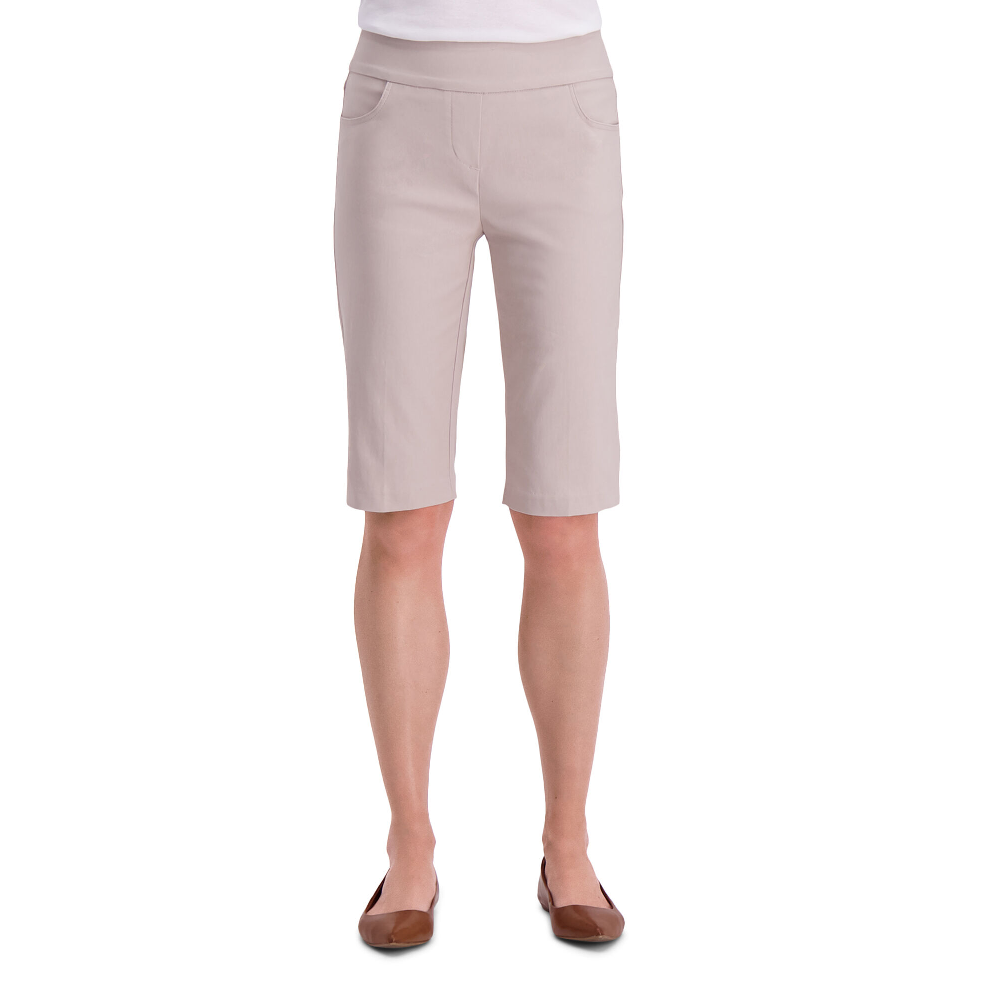 Haggar Flatten It Bermuda Short Khaki (1671O-803G) photo