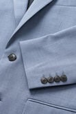 Smart Wash&reg; Tonal Plaid Suit Jacket, Chambray view# 6