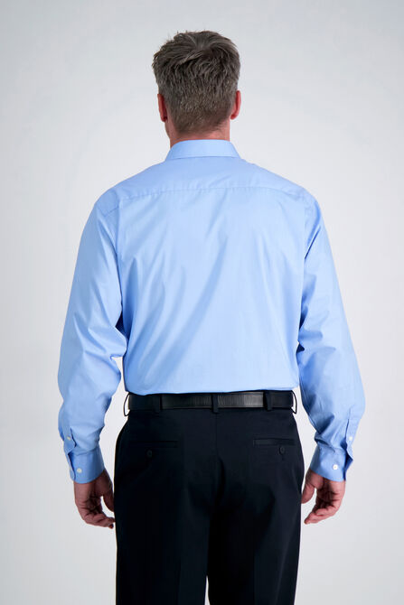 Light Blue Solid Dress Shirt,  view# 2