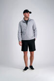 Full Zip Pique, Heather Grey view# 3