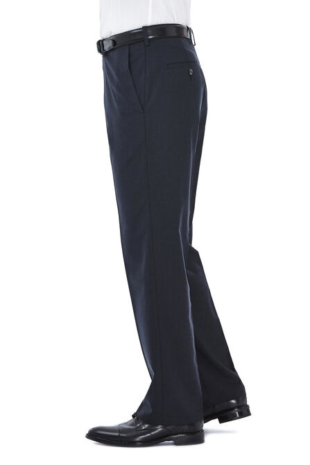 Premium Stretch Tic Weave Dress Pant, Black / Charcoal view# 6