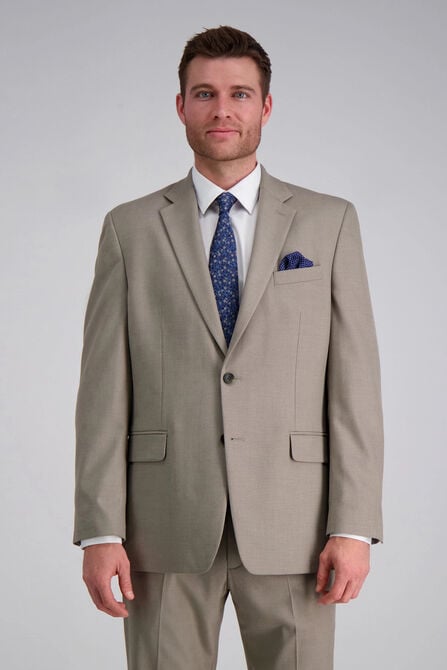 Men's Suit Jacket Plus Size Loose Fit Two Button Blazers Business
